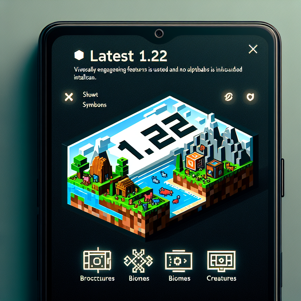 Download Minecraft 1.22 APK: Exciting New Features and How to Install