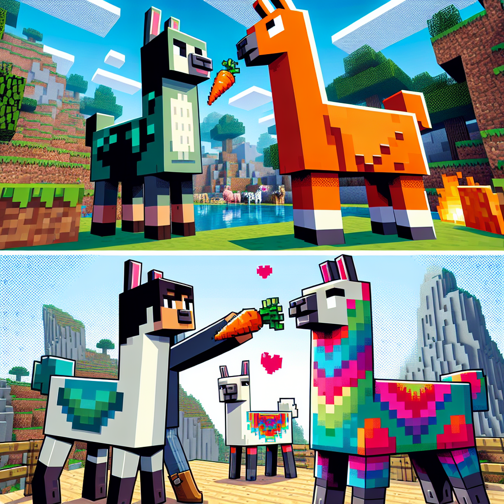 A Comprehensive Guide to Minecraft Llamas: Breeding, Taming, and Customizing